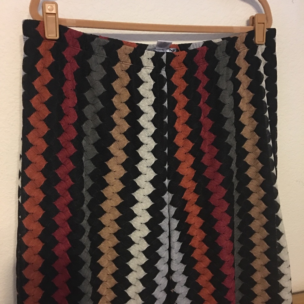 Csc Studios Chevron Style Print Multi Layer Pants - image 3